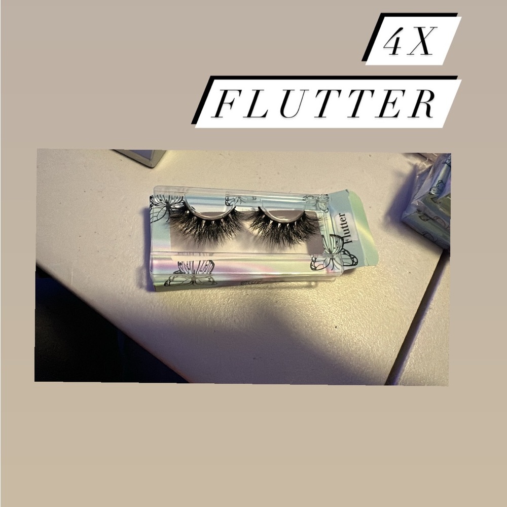 FLUTTER, Faux mink lash can be used with proper care up to 30-40 times